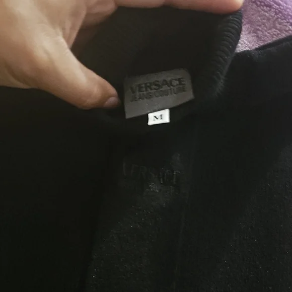 Versace Collection Black Knit Top - Picture 2 of 5